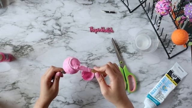 Halloween DIY Faux Cakepops Fake Cake Pops Tutorial
