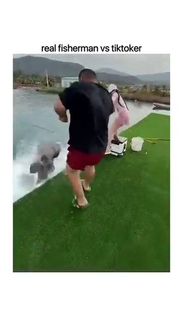 the fish is a paid actor