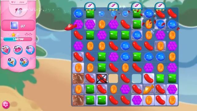 Candy Crush Saga LEVEL 284 NO BOOSTERS