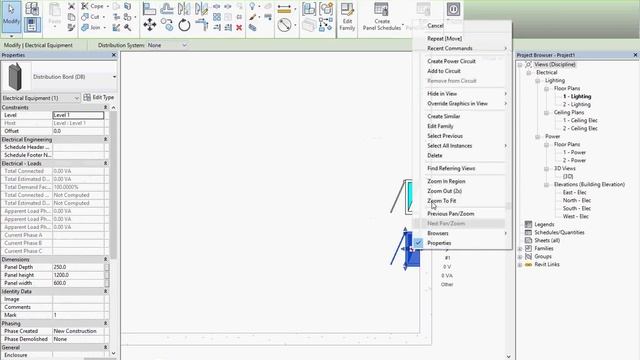 HOW TO LOAD THE PROJECT ELECTRICAL DISTRIBUTION BOARD FAMILIES REVIT IN TAMIL