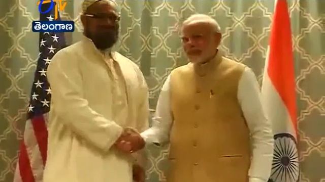 Prime Minister Narendra Modi Arrives At SAP Centre In California