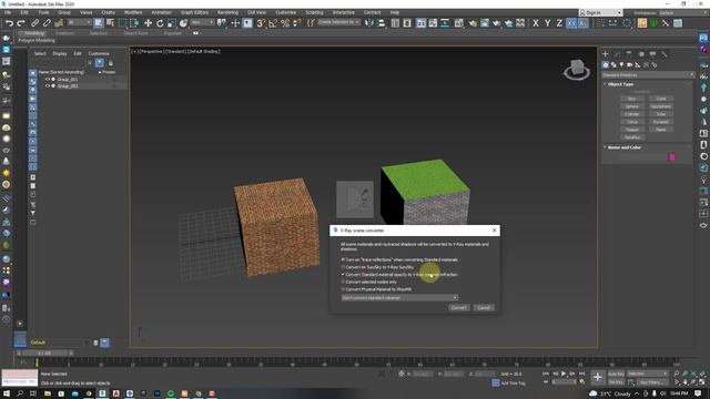 Sketchup to 3D max & Prepare Material For Vray