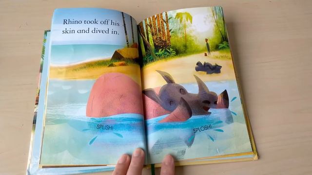 Reading Usborne First Reading - How the Rhino got his Skin - Level One - Children Story Time