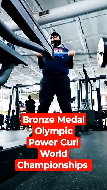 BRONZE Medal Olympic Power Curl - from The Power Curl World Championships #powerlifting