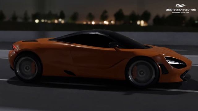 Realistic car Animation | Mclaren | Blender Car Animation | Blender 3D | Cinematic 3D Animation