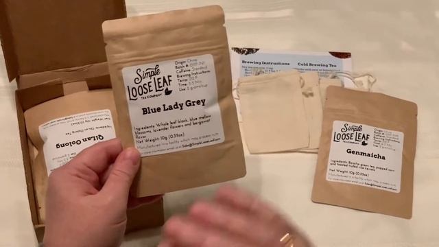 Simple Loose Leaf Tea Subscription Unboxing