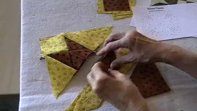 Goose Tracks Quilt Block Pattern