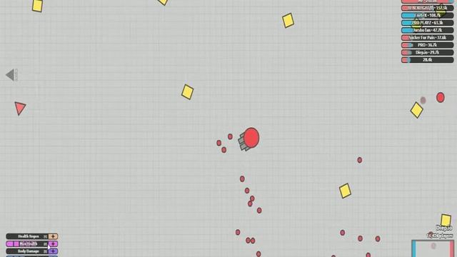 45 лвл + прокачка танка|Diep.io
