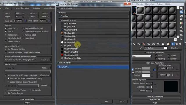 3ds max - lavabo ders2 - HDR map render