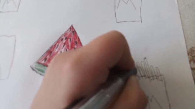 рисуем картошку фри🙂