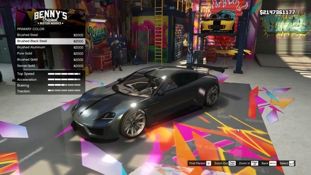 GTA V Benny's Car Custom: Pfister Neon (Porsche Taycan) - Ultimate Electric Beast!