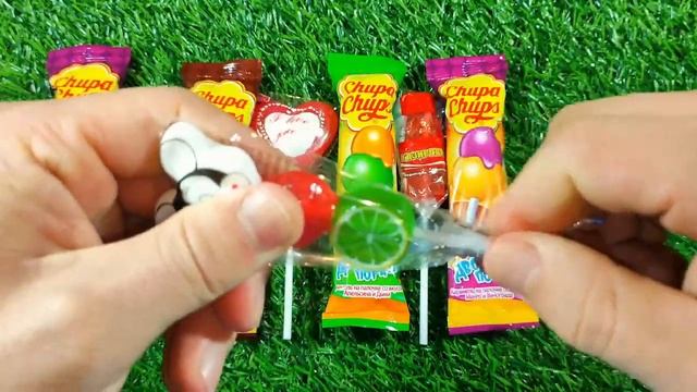 ASMR MUKBANG Watermelon Desserts Cutting Rainbow. Lollipo Cutting Rainbow.Gummy Candy #satisfying