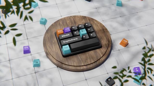 블렌더 3.4  3D 모션그래픽 blender motion keyboard