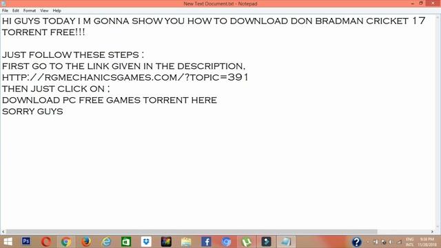 How to download don bradman cricket 17 FAST!!!