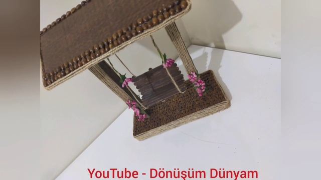 KARTON , KAHVE ÇEKİRDEĞİ VE JÜT İP İLE YAPABİLECEĞİNİZ 2 FARKLI TASARIM PROJEM #リサイクル #reciclar #di
