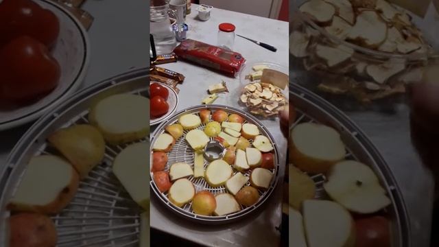 яблочные чипсы