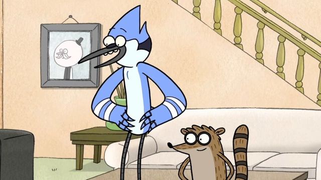 MORDECAI Y RIGBY CANTANDO LA INTRO DE BEN 10 (COVER IA)
