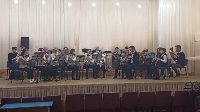 Мирон Исаакович Литвак Марш "Шестая  рота". Духовой оркестр ДМШ №5 г. Пскова.