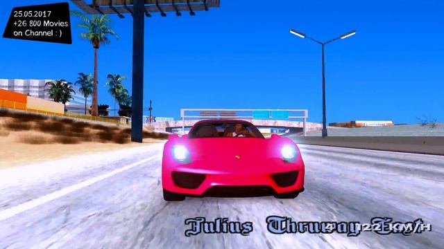 Porsche 918 Spyder New ENB Top Speed Test GTA Mod Future _REVIEW
