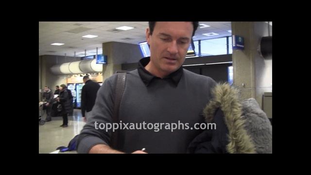 Julian McMahon - Signing Autographs at the Sundance Film Festival