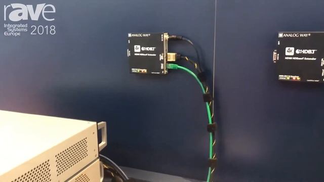 ISE 2018: Analog Way Exhibits Saphyr-H HDMI Extenders With HDBaseT