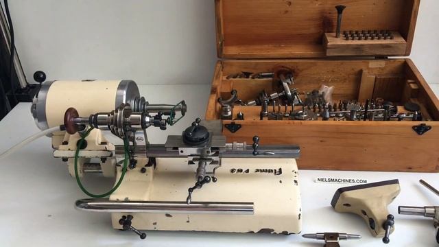 G. Boley 8mm Watchmaker's Lathe with Flume 53 Base