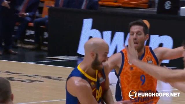 Valencia Basket - FC Barcelona 66-71: Nick Calathes (14 points)