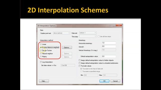 2D Geostatistics - Interpolationg Layer Elevations
