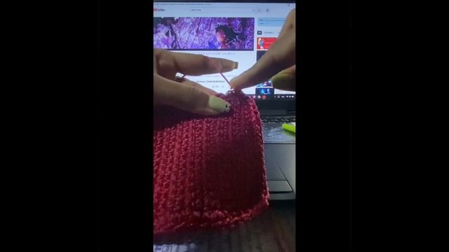 Crochet mini bag