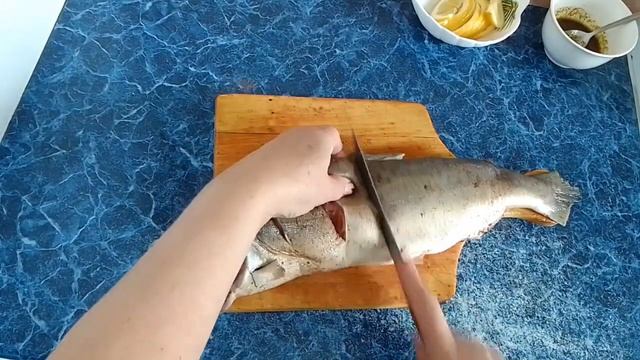Горбуша запечённая в духовке