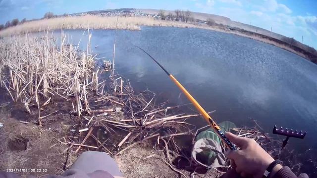 Ловля на поплавок живца🎣