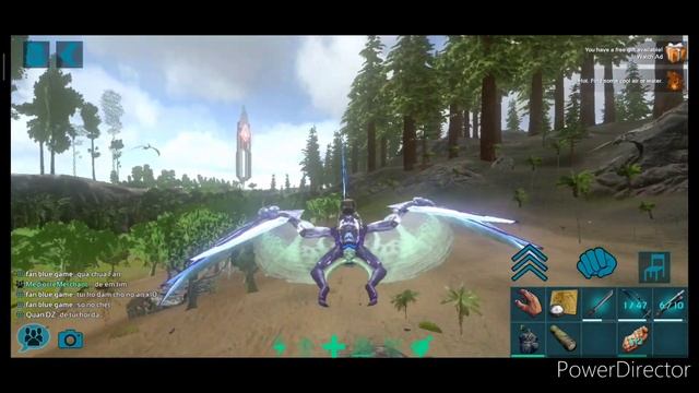 Ark mobile tập tame Carnotaurus nâng max dame phế quá mn full HD