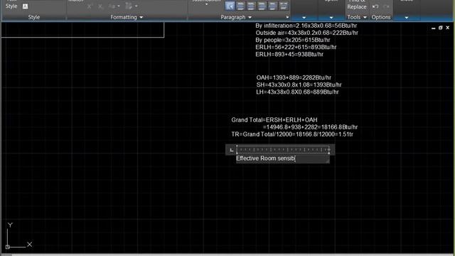 Heat load calculations part 3 I HVAC I AUTOCAD I E20 SHEET
