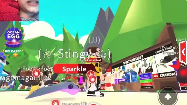 Roblox adopt me trade in  neon dolphin