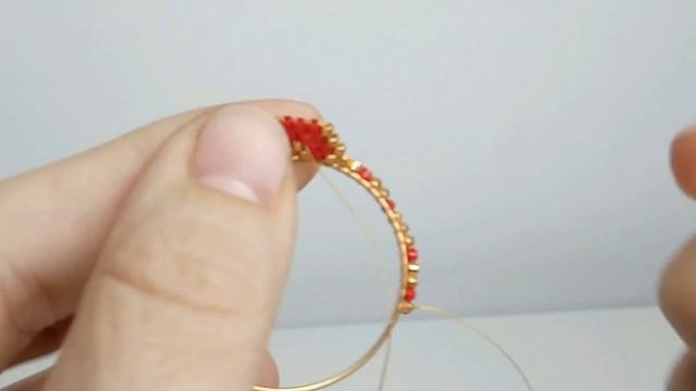 ❤ Pendientes aro CORAZONES MIYUKI/ SAN VALENTÍN