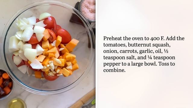 Vegan Roasted Tomato and Squash Soup Recipe