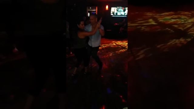 Jacqueline Salsa dancing at Exile.