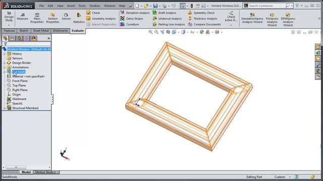 SOLIDWORKS Tutorial - Using "Save Bodies" for Isolating Weldment Components