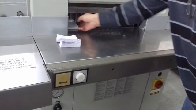 GUILLOTINA EBA MULTICUT 10/550E   ABRIL DE 2018