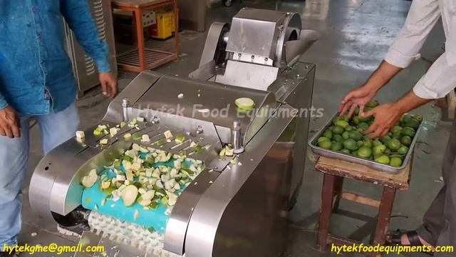 Mango Cube Cutting for Pickles/Keri Mango Cutting for Pickles/Vegetable Cutting Machine/आम का अचार