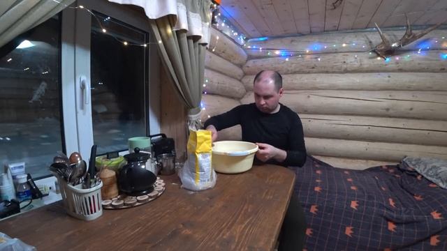 SNOWSTORM covers My Log Cabin | I cook tabani with zyret | Night Off The Grid