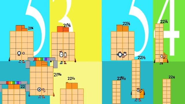 Numberblocks Band Twelfths 53-54