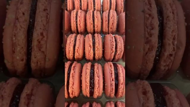 Fabrication Macarons Framboise Mûre Richart
