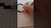 Рисуем пончик по клеточкам