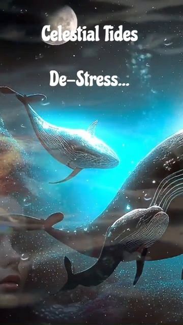 AN AQUATIC ODYSSEY. The tale of the whale & the mermaid. 🐋🧜♀️ #shorts #852hz #relaxation #deepslee