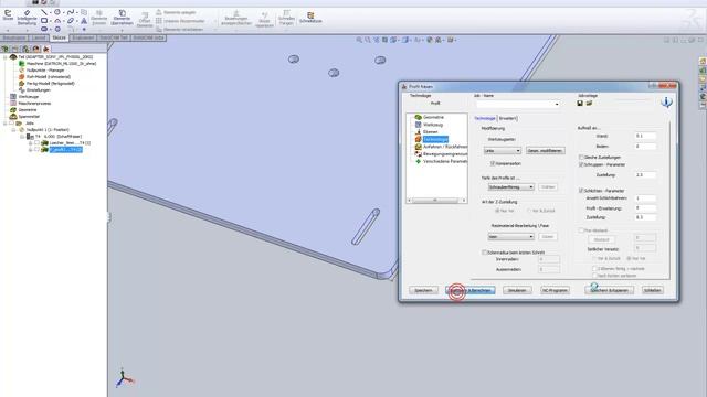 Datron ML1500-2C - Solidcam 2011 in Solidworks 2012