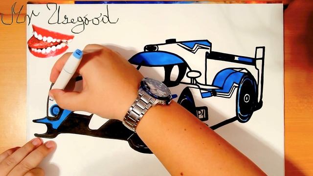 How To Draw A Car Step By Step Easy - Real Racing 3 Game 24 Hours Of Le Mans Toyota, Color | 10/11