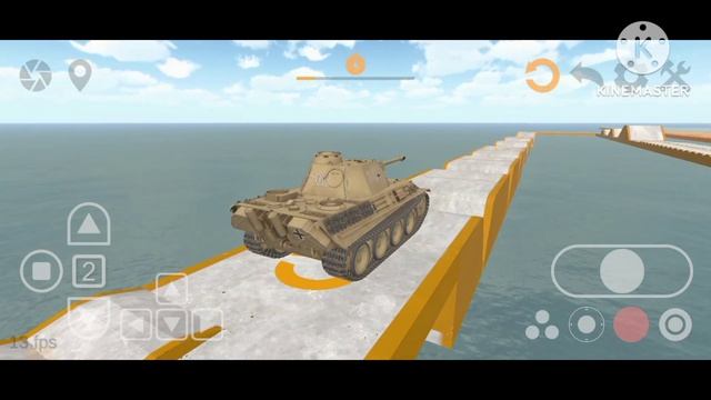 [Tank Physics moblie Vol.2] Panther G testing dive   1/1