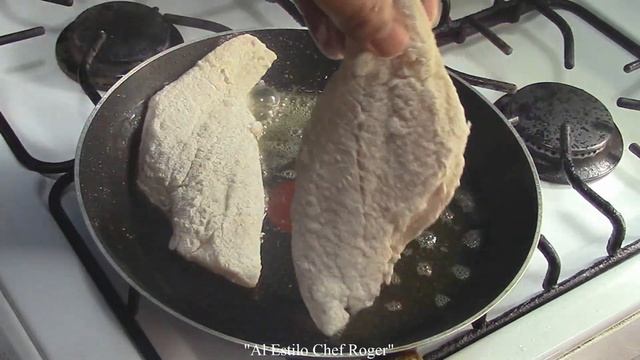 como hacer PESCADO EN SALSA DE VINO BLANCO  | Chef Roger