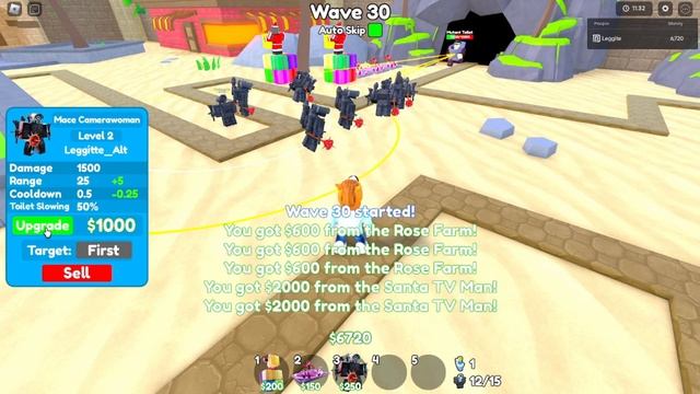 Toilet Tower Defense (Roblox) Episode 73 is Mace Camerawoman really that versatile?